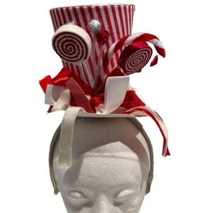 Katherine's Collection holiday headband peppermint candy cane Valentine's Day